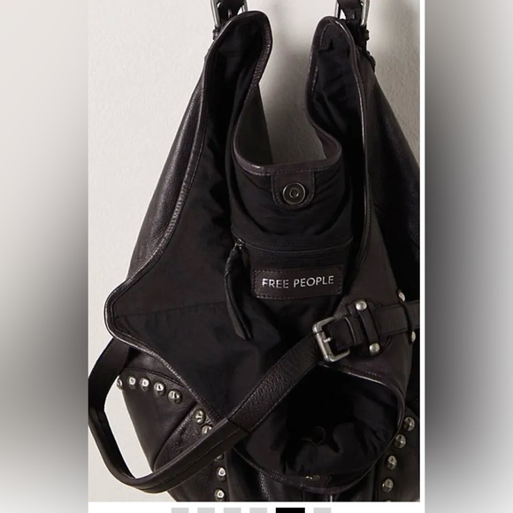 Free People Bushwick Leather Tote NWT - Picture 4 of 17